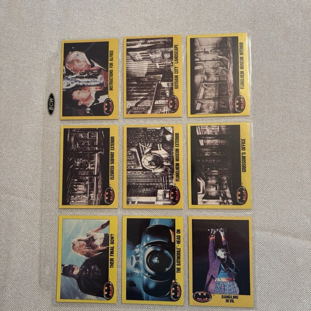 1989 Topps Batman Movie Picture Cards Series 2 Complete Set with 22 Stickers‎